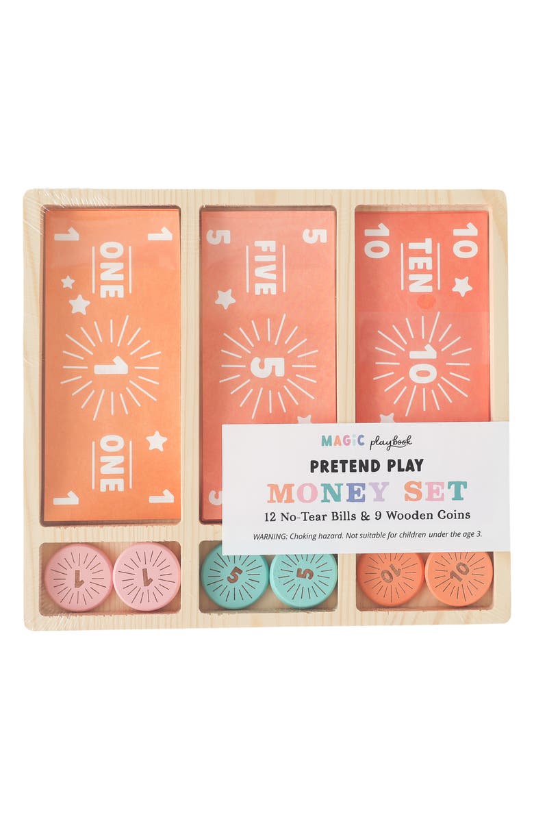 Magic Playbook Pretend Money Playset, Main, color, 