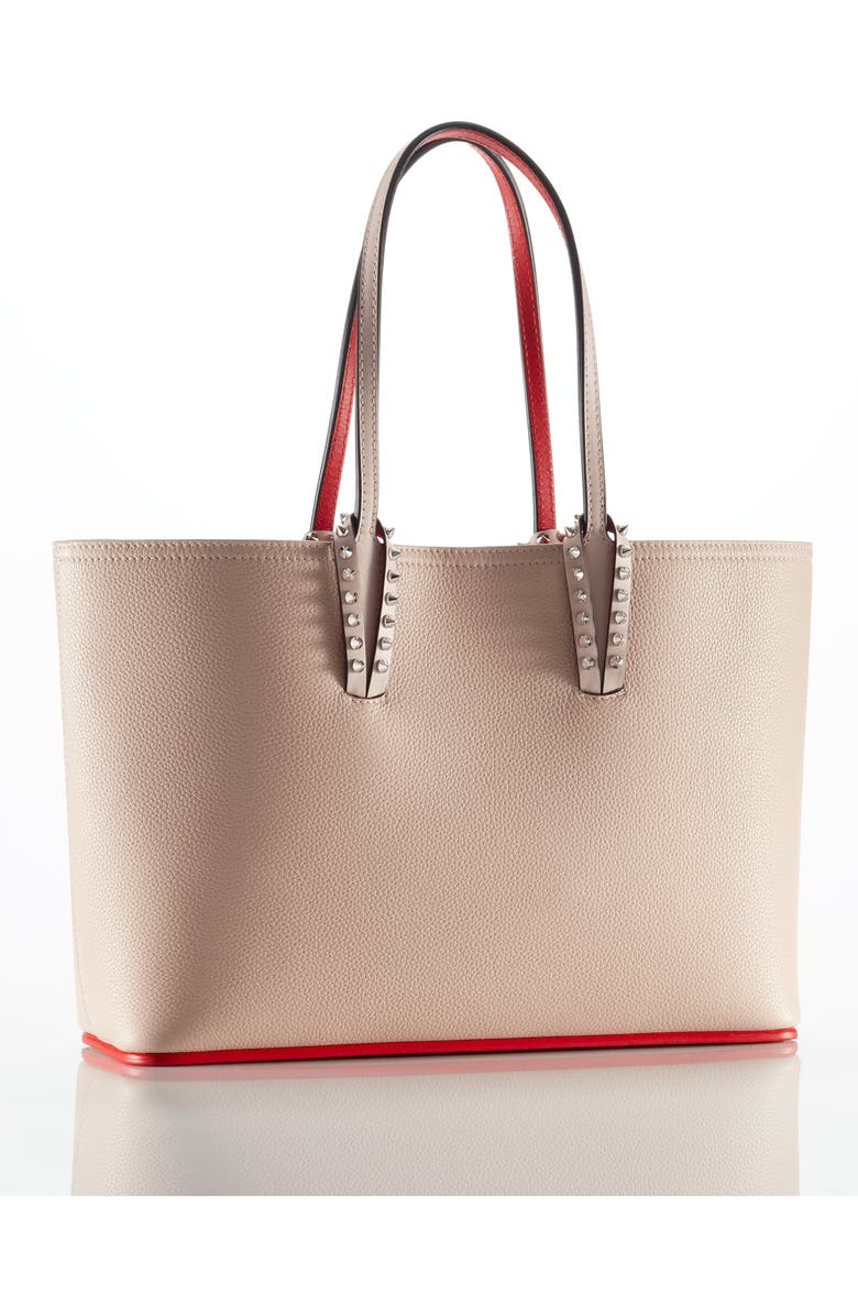 Christian Louboutin Small Cabata Calfskin Leather Tote, Alternate, color,