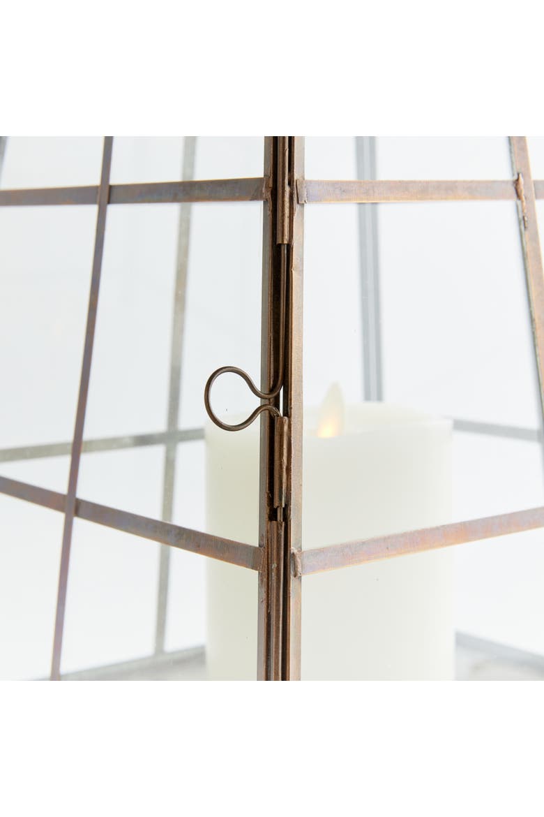 Dexter Lantern Candle Holder, Alternate, color, Gold