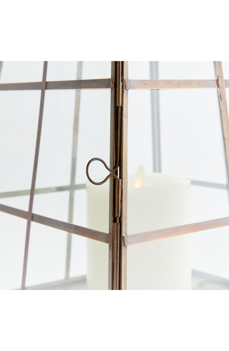 Napa Home & Garden Dexter Lantern Candle Holder, Alternate, color, Gold
