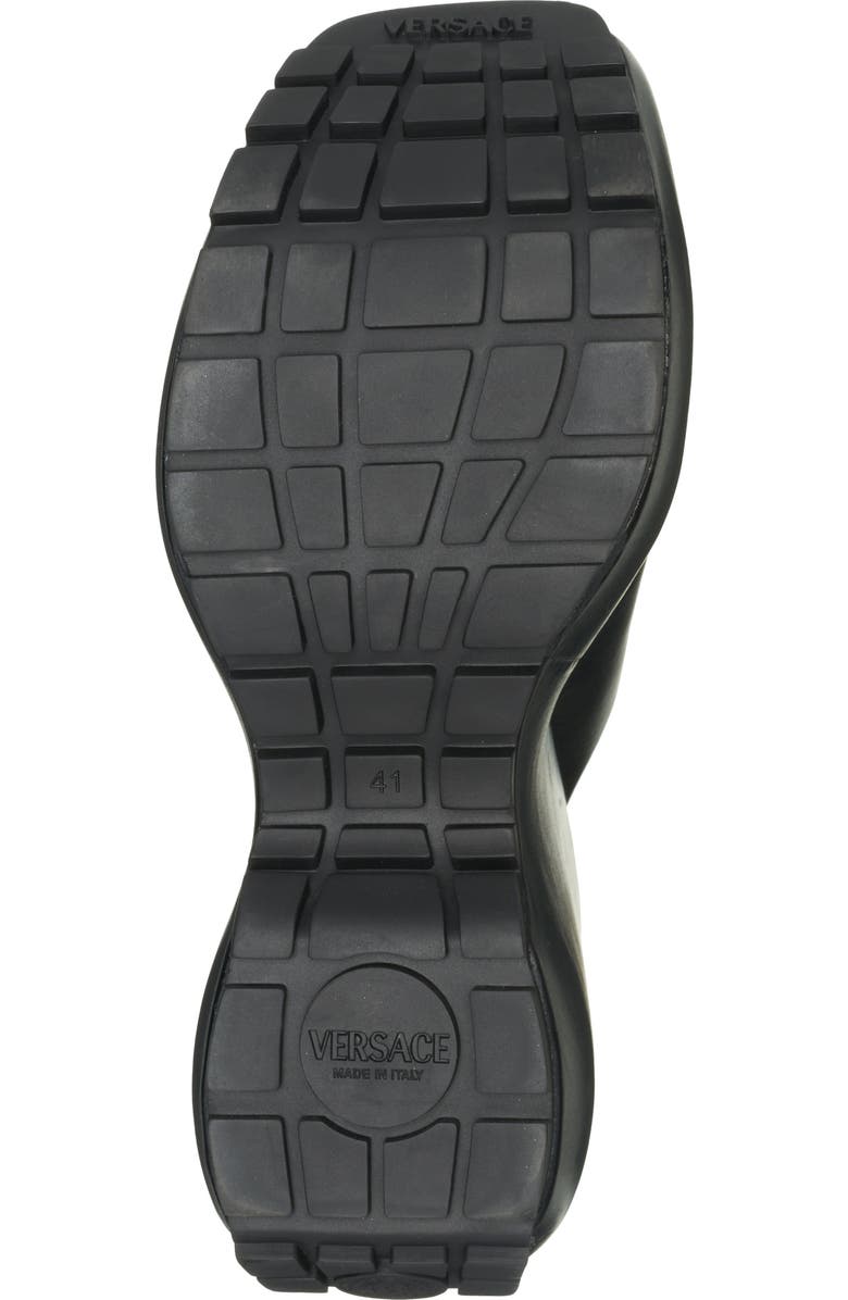 Versace Platform Wedge Slide Sandal, Alternate, color,