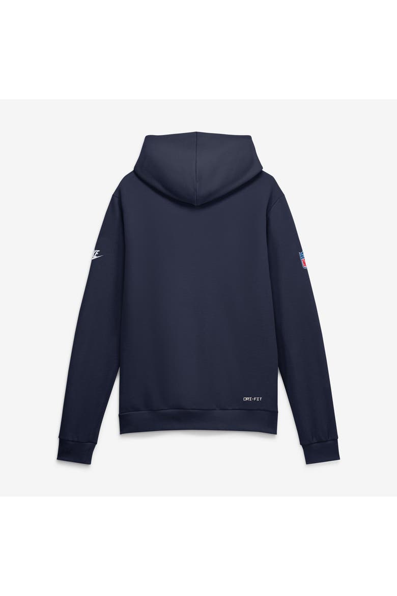 Men's Nike Navy New York Giants Standard Issue Replay Officials Alternate Dri-FIT Hoodie, Alternate, color, Navy
