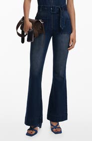 Desigual Sleeveless Denim Jumpsuit