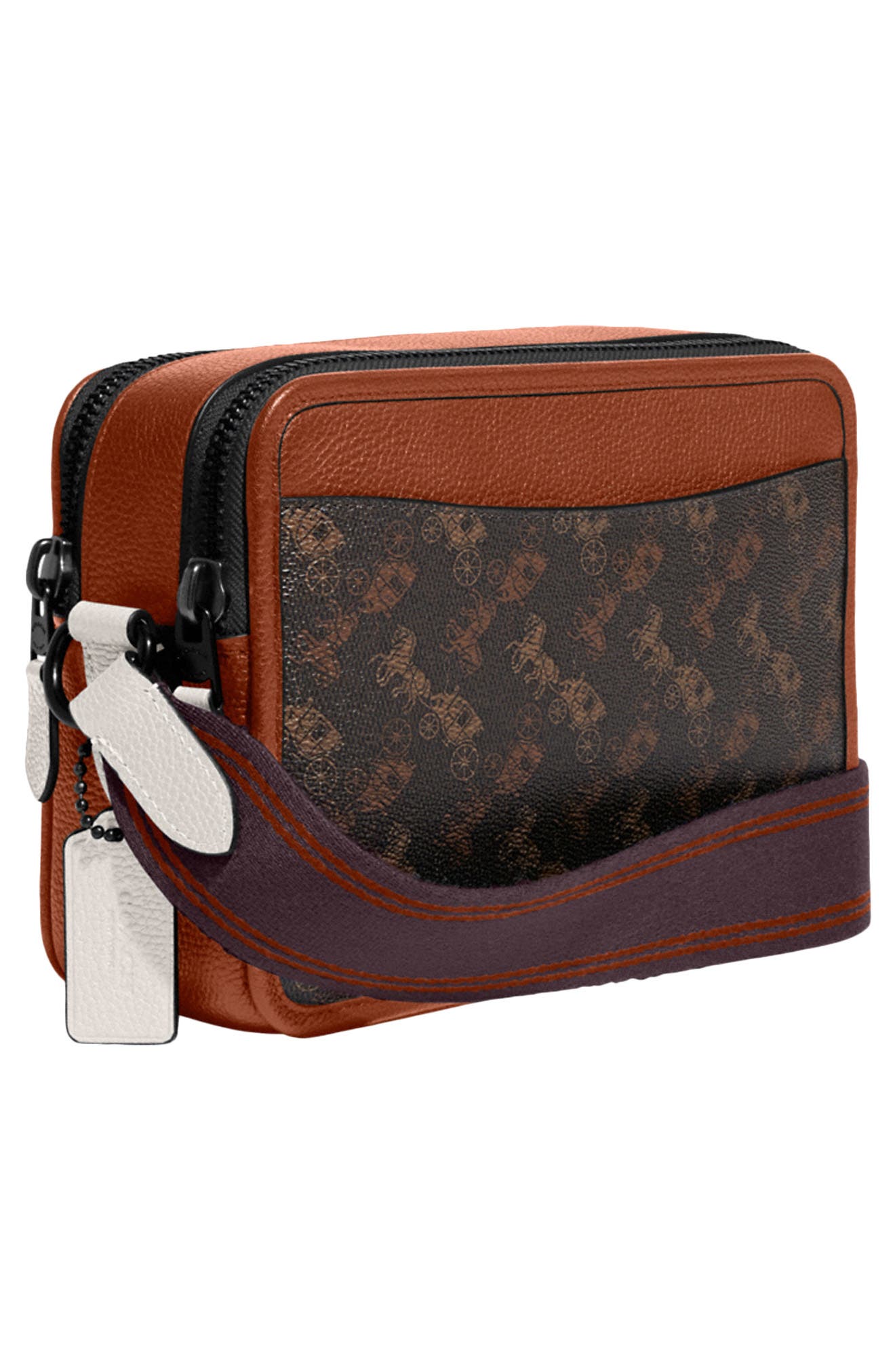 COACH Charter Leather Crossbody Bag, Alternate, color, 