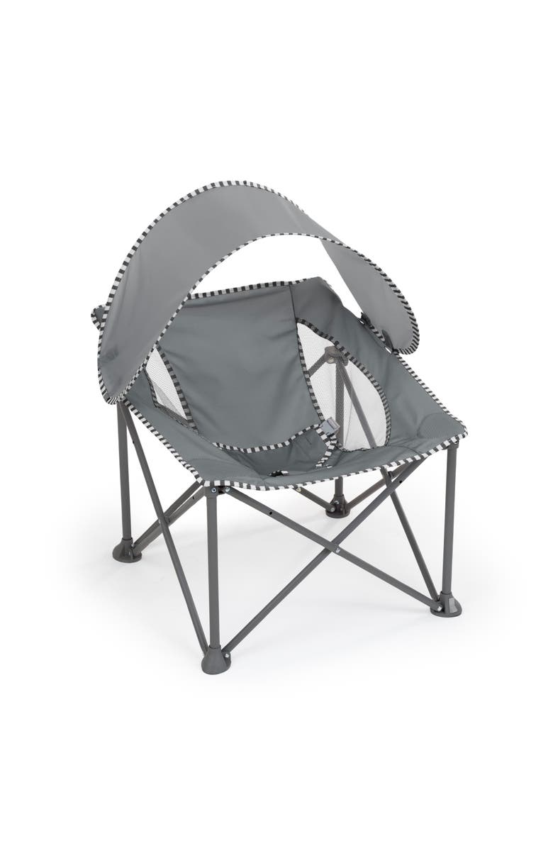 BRIGHT STARTS Pop 'N Chill Travel Seat, Main, color, Grey