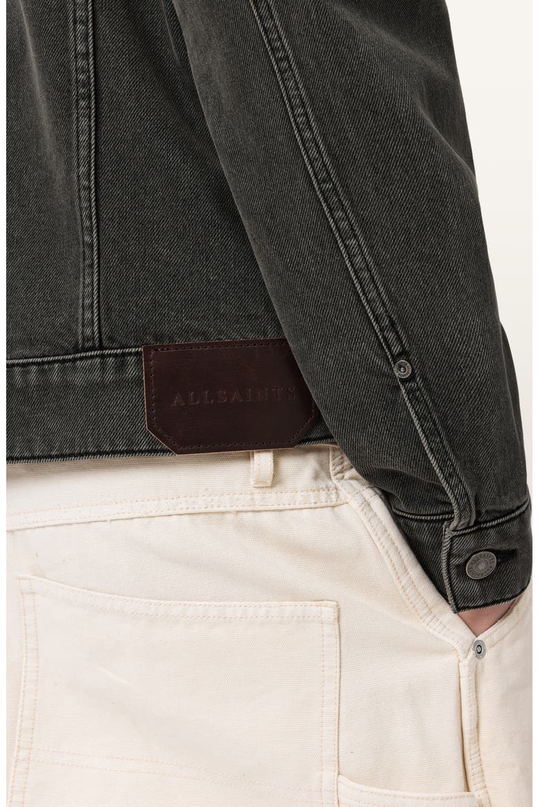 Brightmore Zip Denim Jacket, Alternate, color, DIRTY BLACK