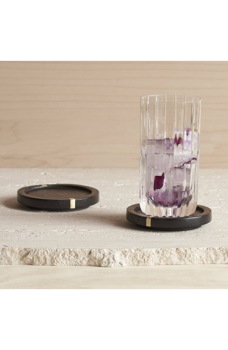 The Collective Coasters Set of 4, Main, color, Ebony