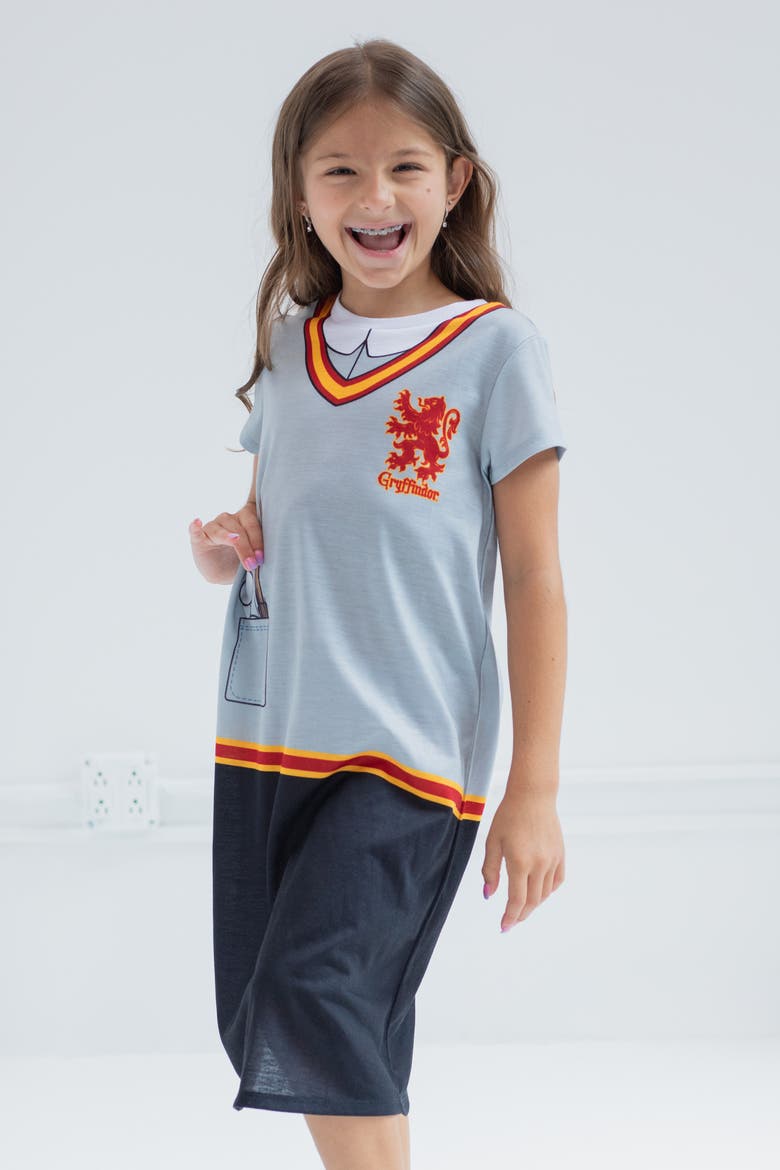 Sleepwear Nightgown, Alternate, color, Grey Black