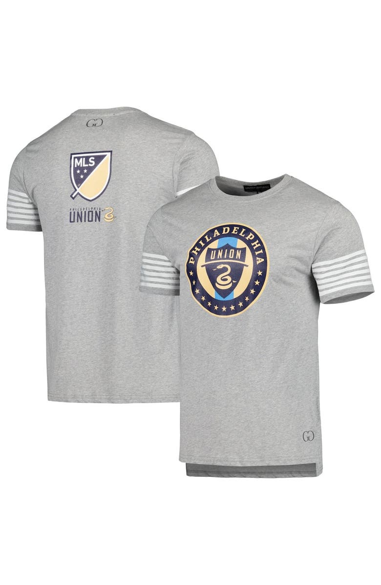 GRUNGY GENTLEMAN Men's Grungy Gentleman Heather Gray Philadelphia Union T-Shirt, Alternate, color, Heather Gray
