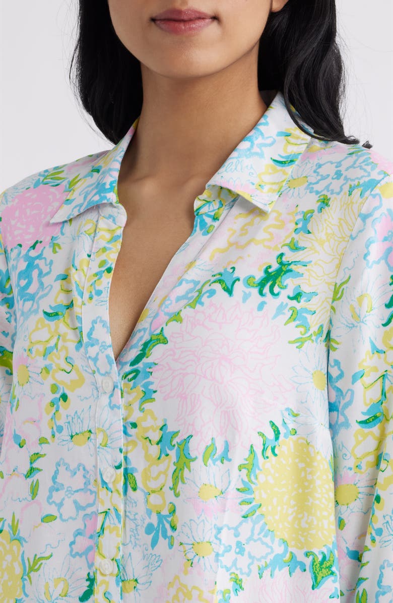Lilly Pulitzer<sup>®</sup> Rayanna Floral Print Tunic Dress, Alternate, color, Multi Lilly Garden