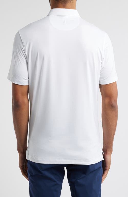 Johnnie-o Huron Prep-formance Polo In White