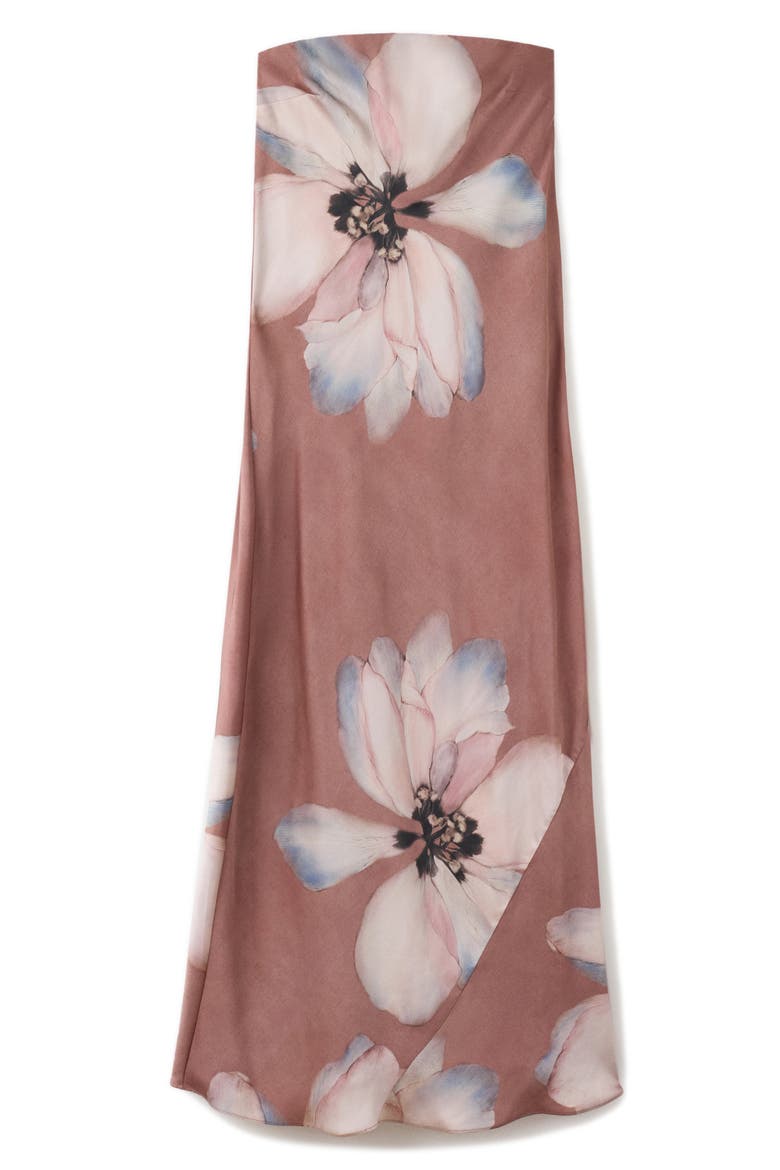 Floral Open Back Maxi Dress, Alternate, color, PASTEL PINK