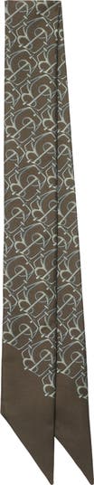 Burberry Skinny B Charm Silk Scarf | Nordstrom