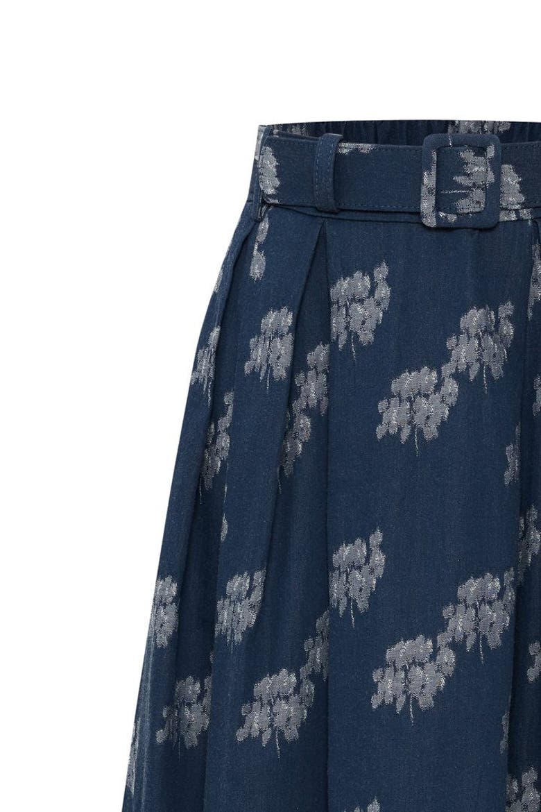 Thea Skirt, Alternate, color, INDIGO