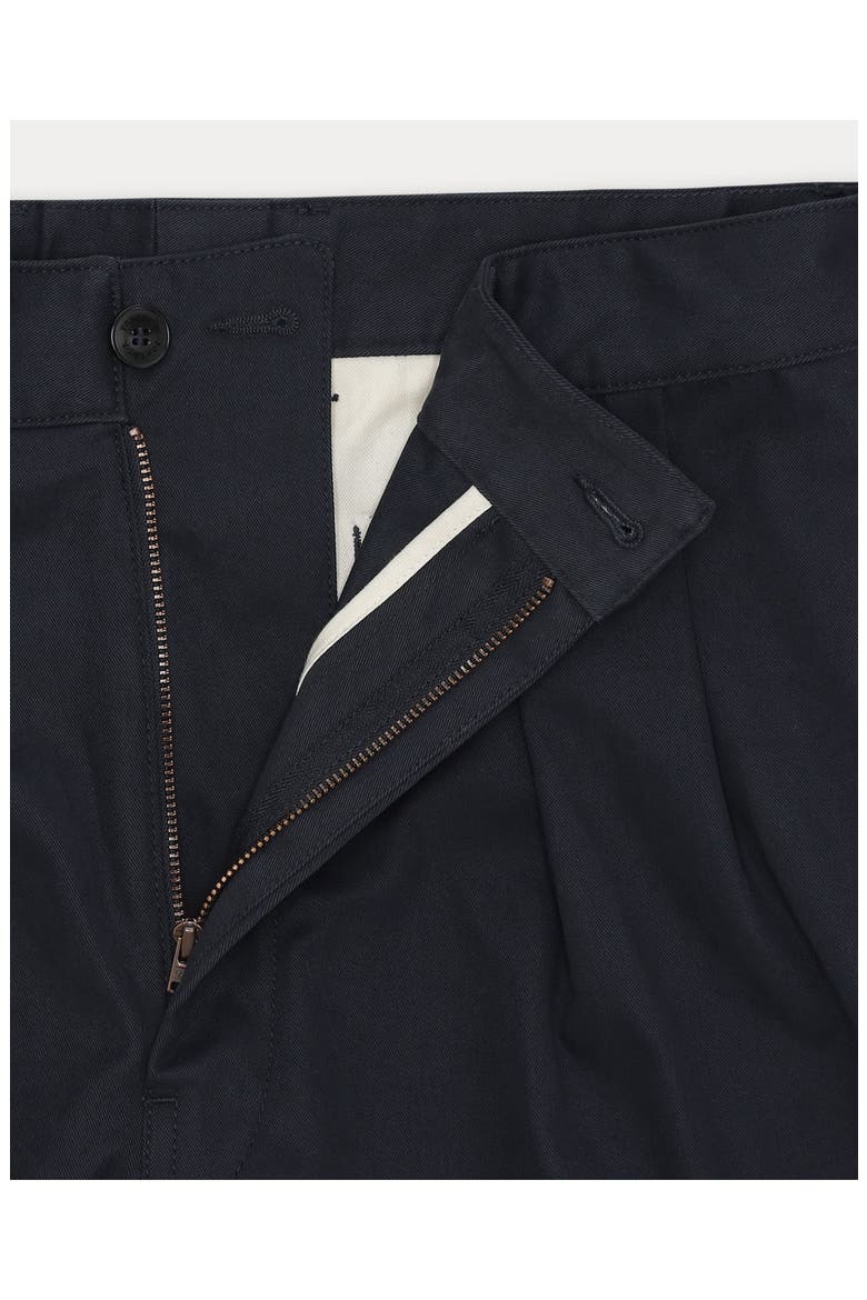 Newyork Pleated Cotton Trousers, Alternate, color, Blue