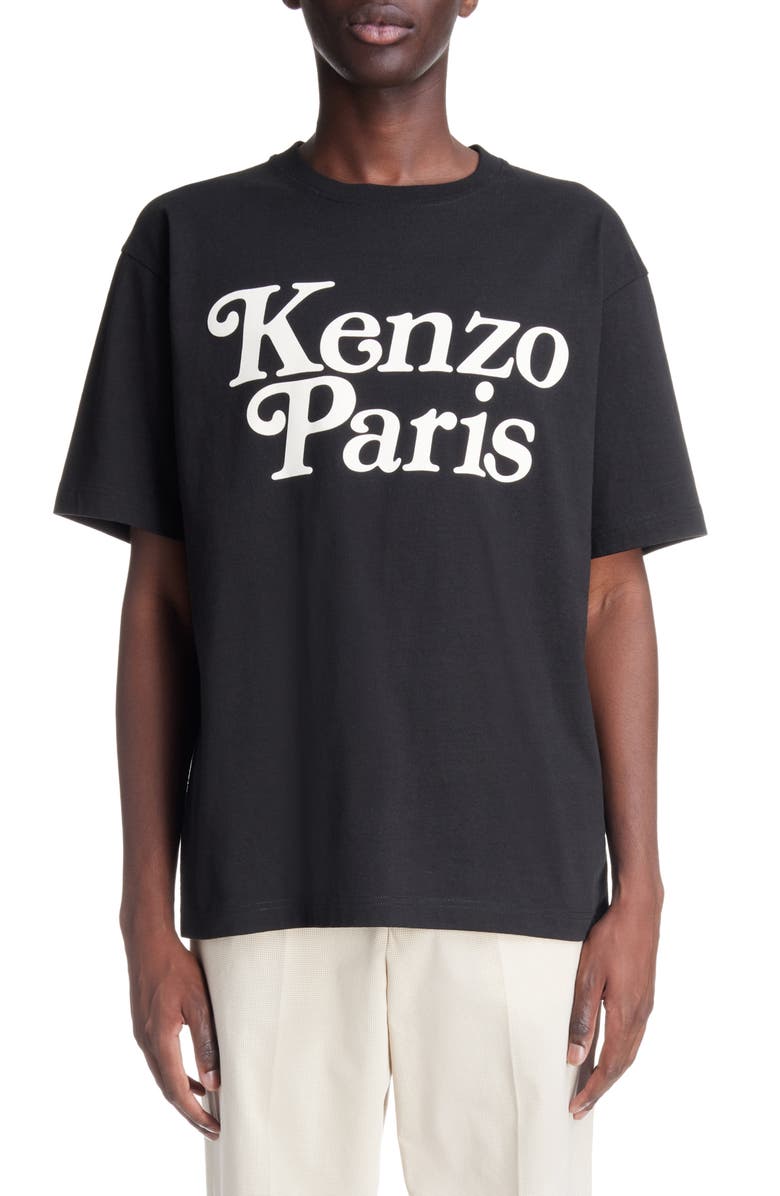 KENZO Verdy Logo Oversize Cotton Graphic T-Shirt, Main, color, 