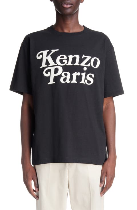 Verdy Logo Oversize Cotton Graphic T-Shirt
