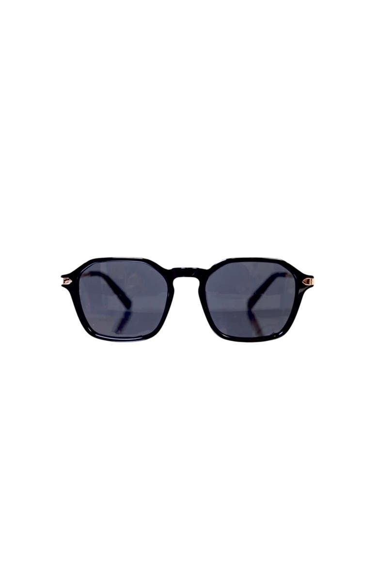 Tribal ëyës Tourmaline Square 51mm Sunglasses, Main, color, Black