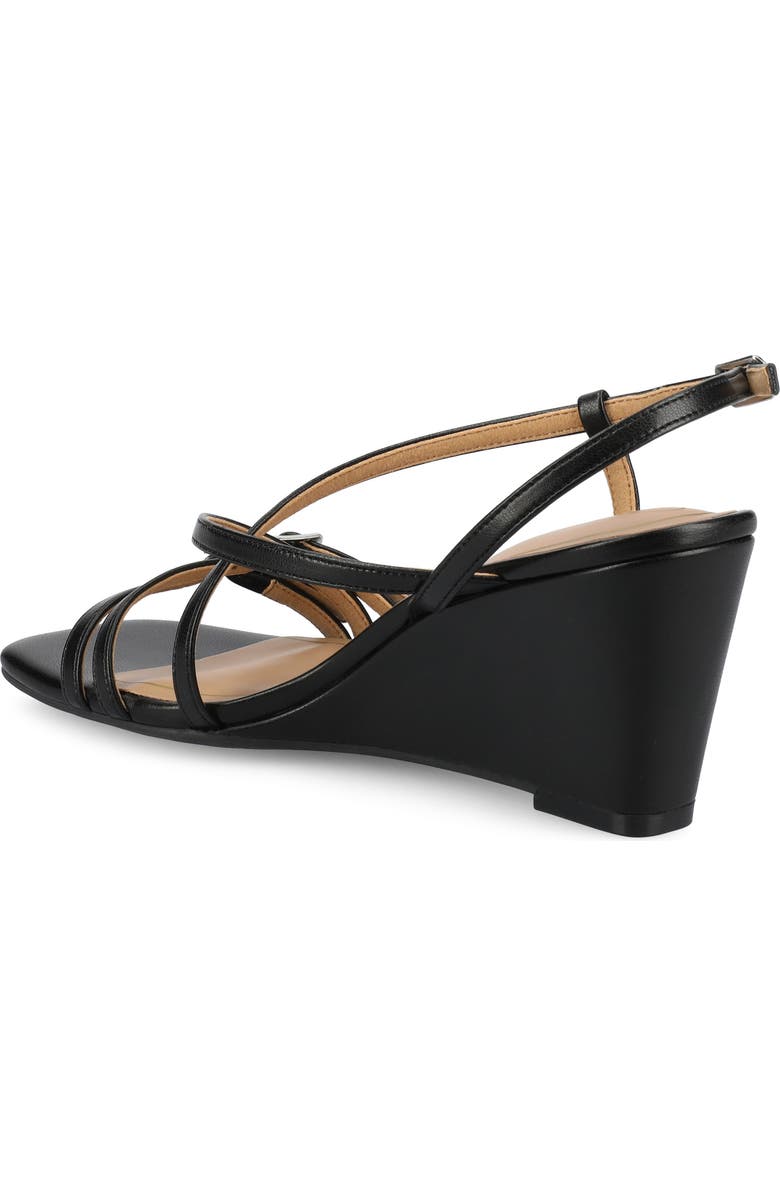 Journee Collection Clinne Wedge Sandal, Alternate, color,