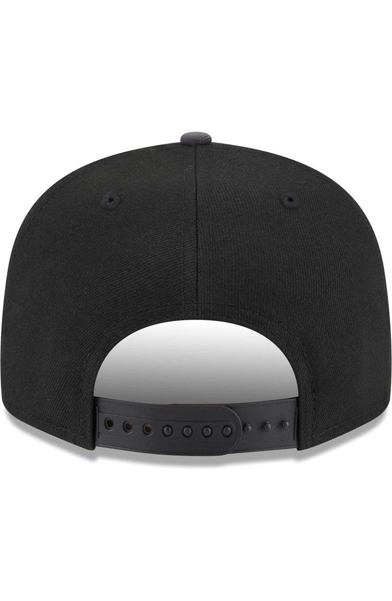 New Era Men's New Era Black Pittsburgh Steelers Tidal Wave 9FIFTY Snapback Hat, Alternate, color,