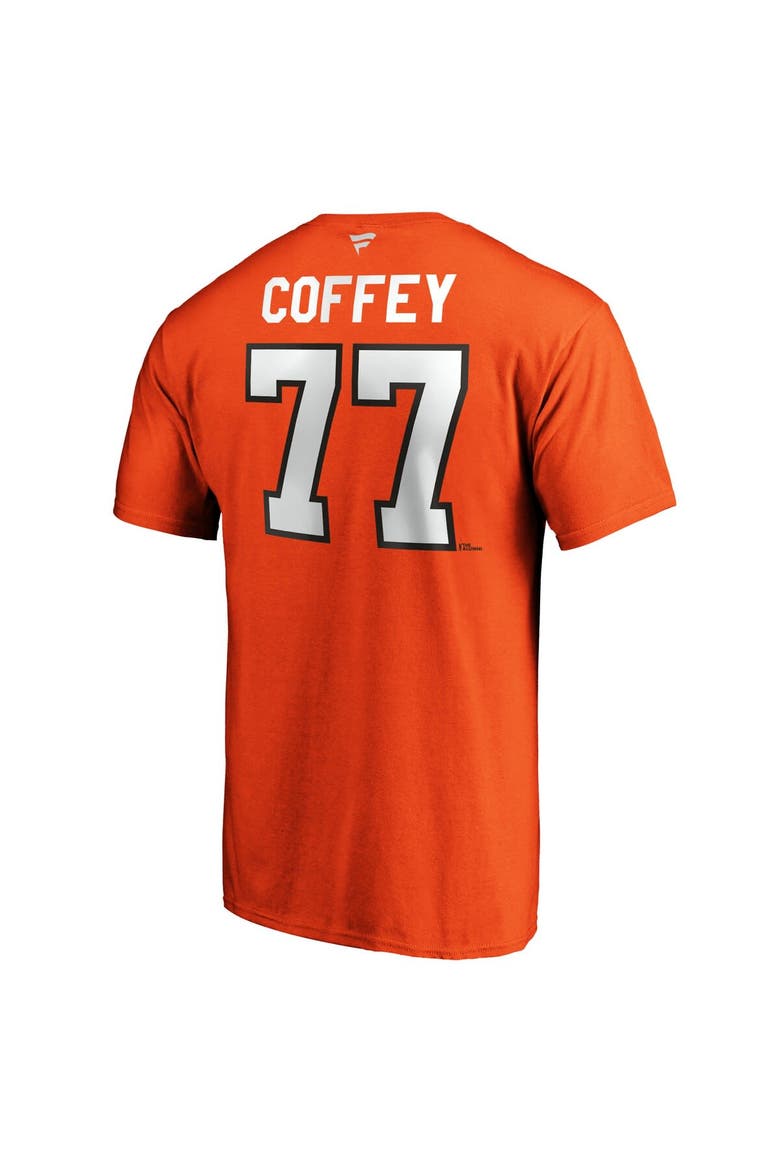 Men's Fanatics Branded Paul Coffey Orange Philadelphia Flyers Authentic Stack Retired Player Name & Number T-Shirt, Alternate, color, Orange