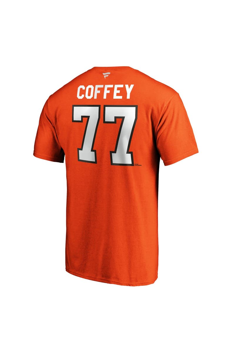 FANATICS Men's Fanatics Branded Paul Coffey Orange Philadelphia Flyers Authentic Stack Retired Player Name & Number T-Shirt, Alternate, color, Orange