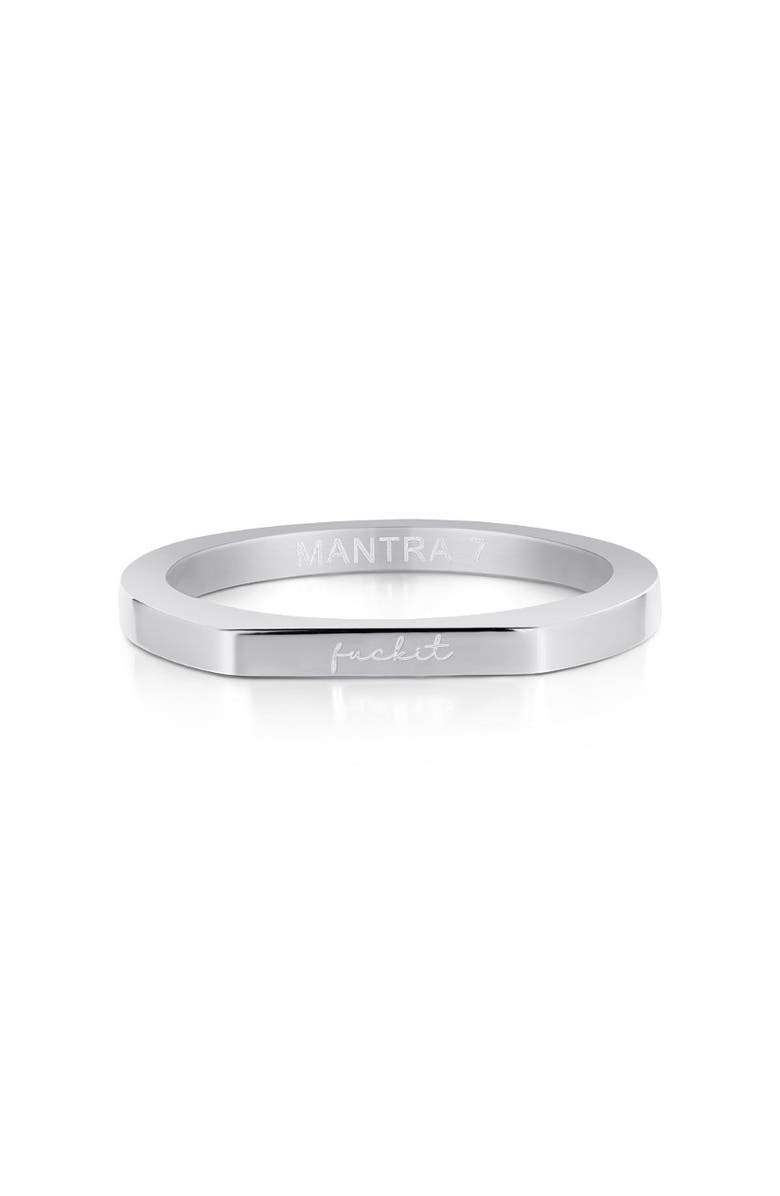Mantra f*it ring, Main, color, Silver