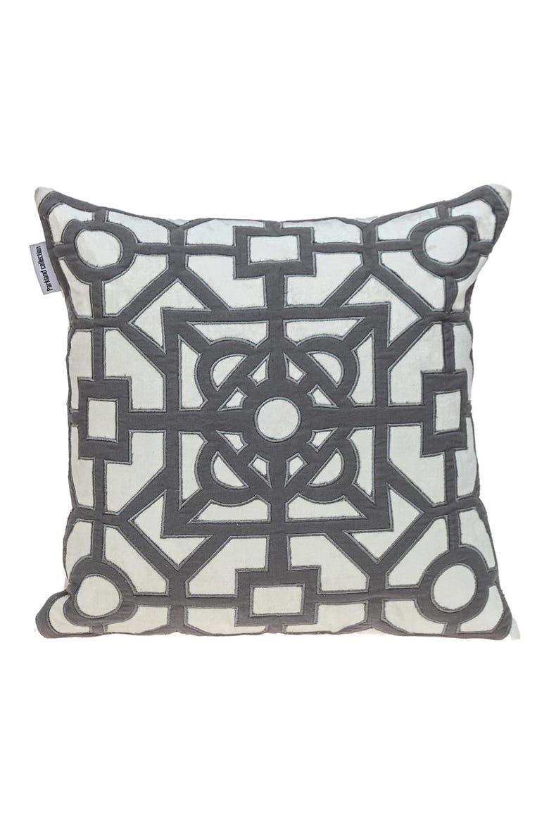 Hazel Geometric Accent Pillow, Main, color, WHITE