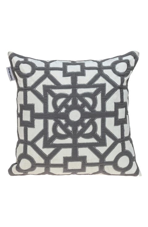 Hazel Geometric Accent Pillow