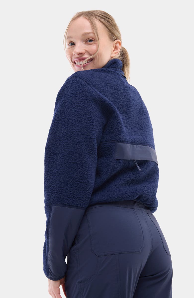 Halfdays Chapelle Water Repellent Fleece Jacket, Alternate, color,