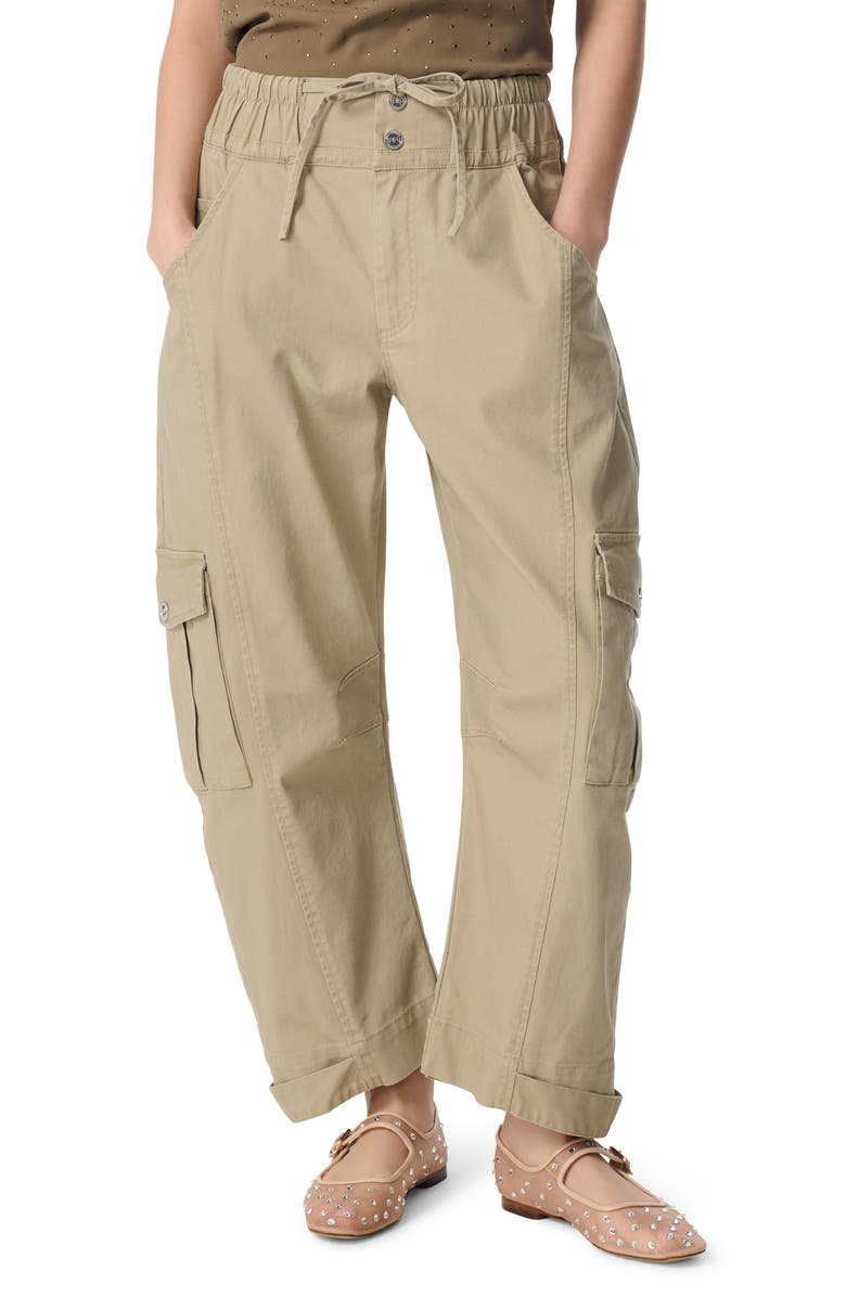 Robert Rodriguez Barrel Leg Cargo Pants, Main, color, Olive Seed