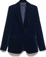 MANGO Velvet Blazer