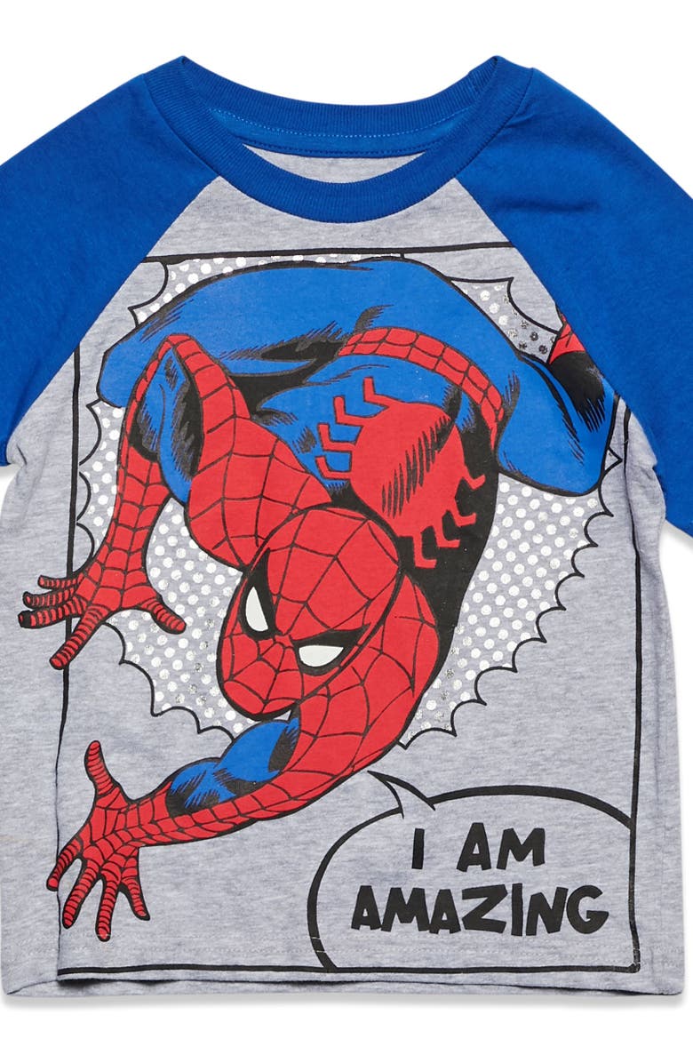 Marvel Avengers Short Sleeve T-Shirt Multipack, Alternate, color, Avengers Blue Grey