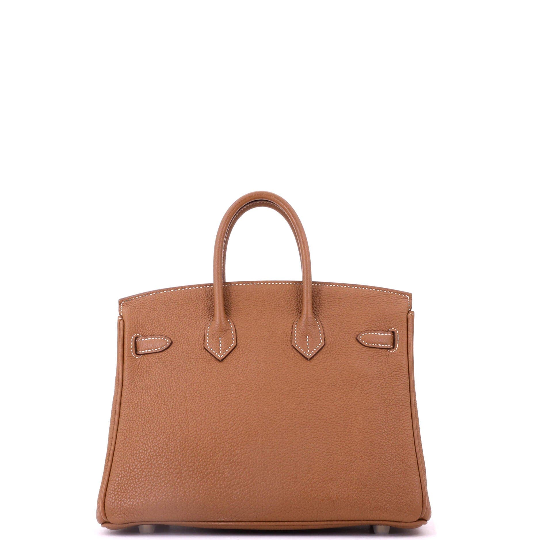 Birkin Handbag Brown Togo with Gold Hardware 25, Alternate, color, Metallic Gold