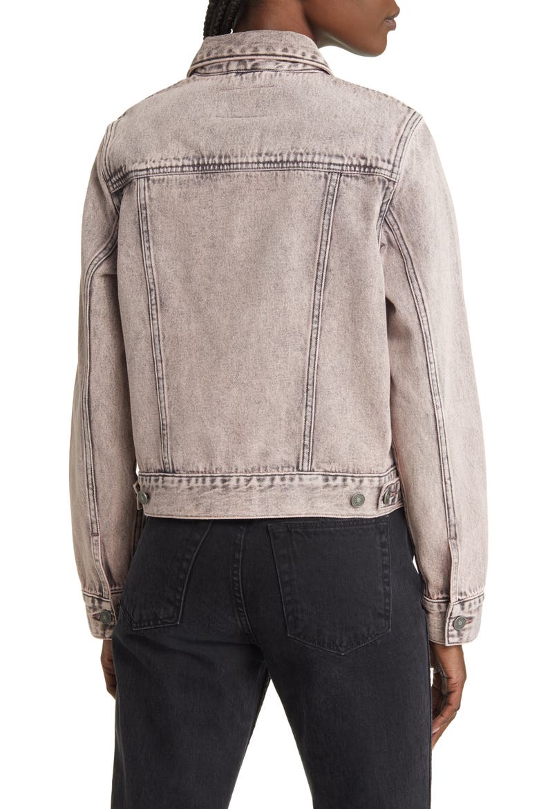 Hay Denim Jacket, Alternate, color, WASHED PINK