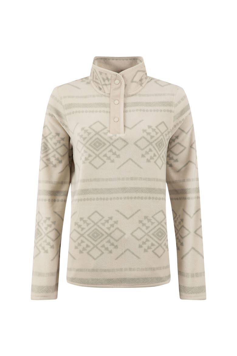 Amy Microfleece Sweatshirt, Alternate, color, Egg Shell