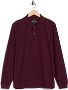 Rodd & Gunn Long Sleeve Cotton Jacquard Polo