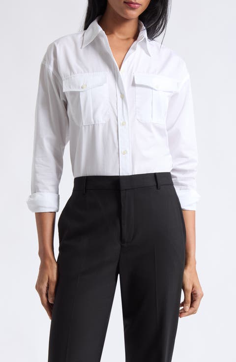 Durrell Cotton Button-Up Shirt