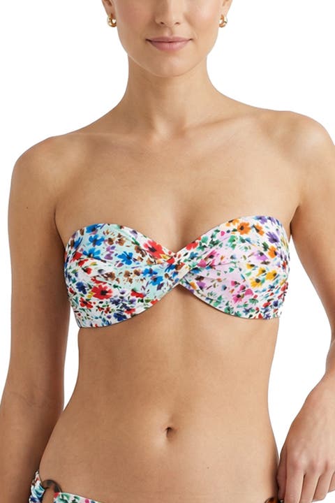 Loryn Twist Bandeau Bikini Top