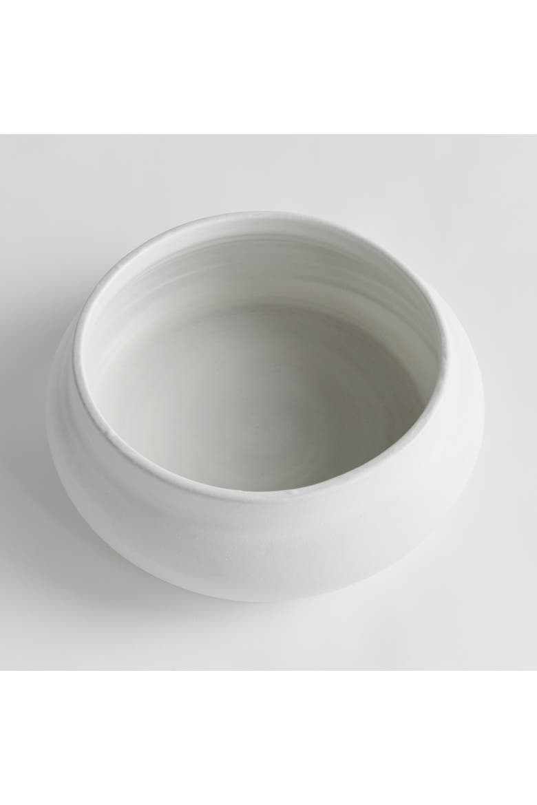 Mirela Decorative Bowl, Alternate, color, White