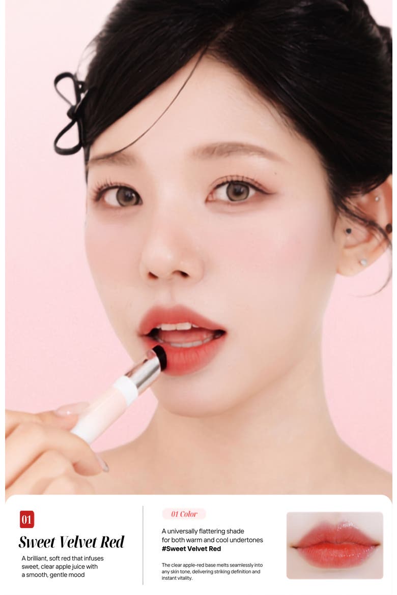 2-Pc. Water Jelly Lip Tint Set, Alternate, color, WJ01 Sweet Velvet Red