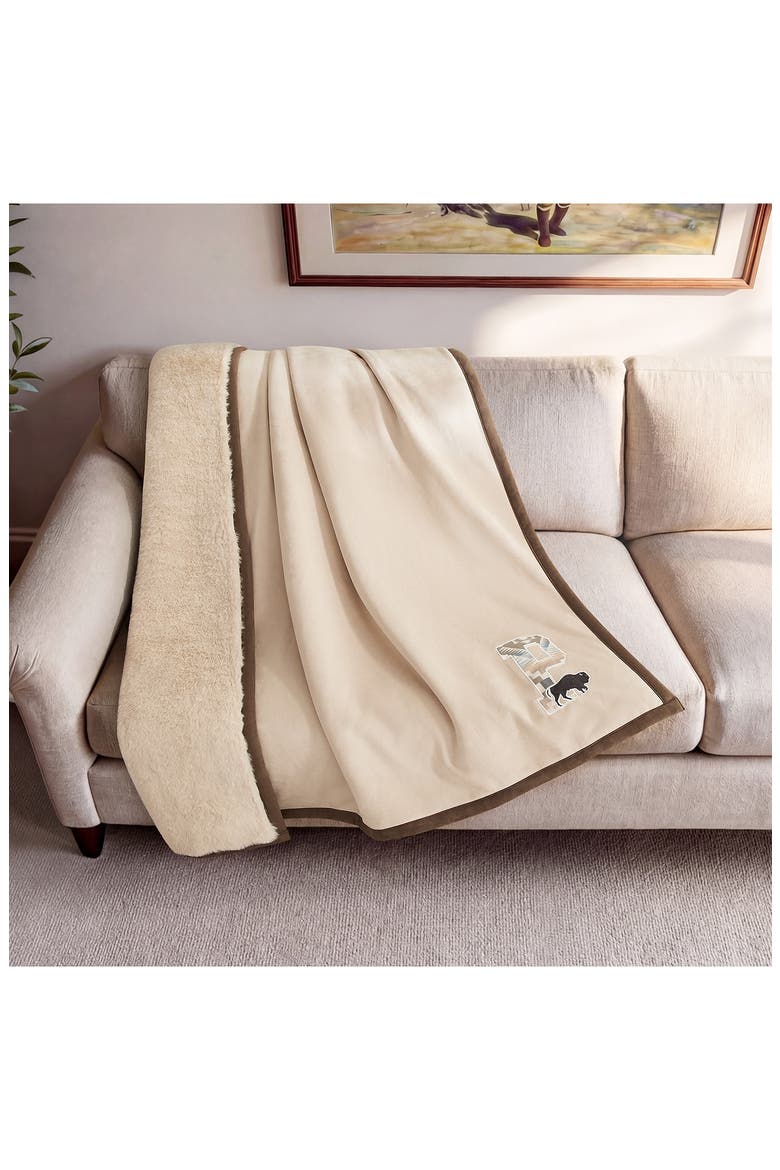 Icon Throw Blanket, Alternate, color, IVORY