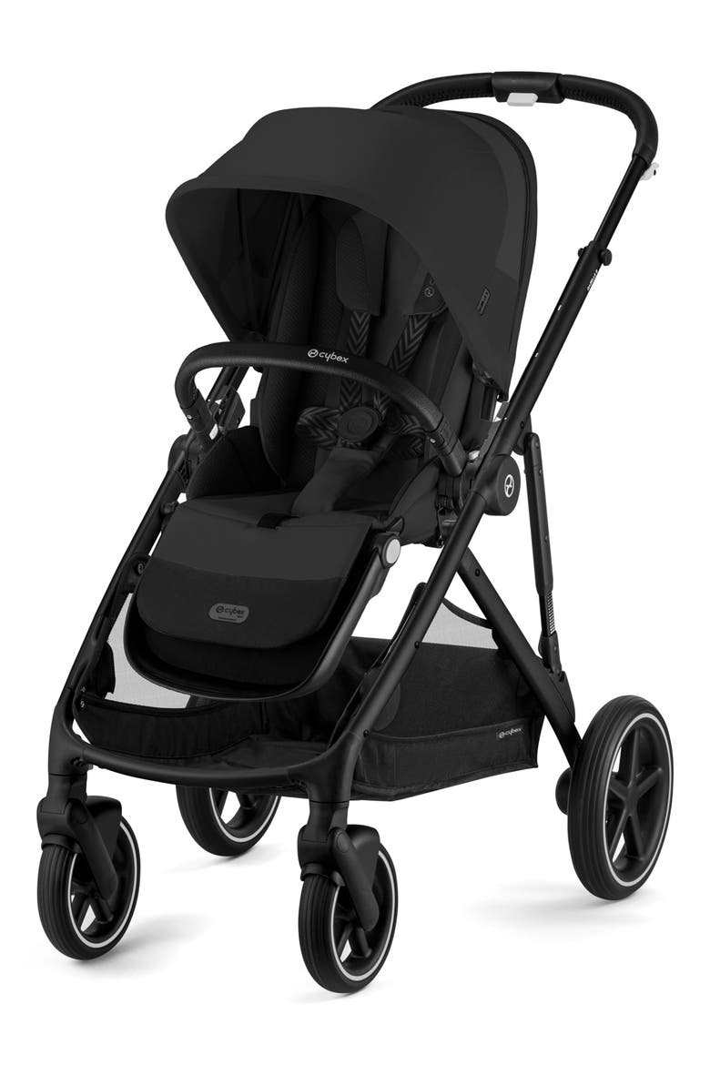 Gazelle S Stroller, Main, color, MOON BLACK/BLACK