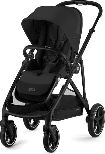 cybex gazell s ブラック Cybex Gazelle S Single-to-Double Stroller - Silver Frame / Moon