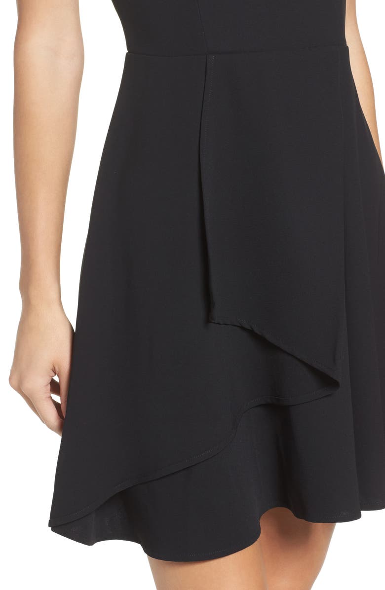 Adelyn Rae Athena Fit & Flare Dress, Alternate, color, 