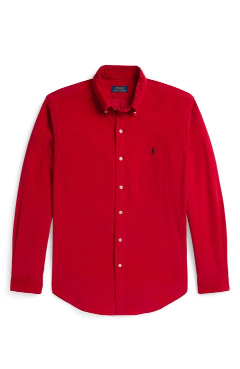 21 Wale Corduroy Button-Down Shirt