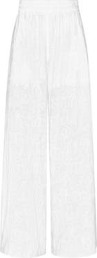 Vilebrequin Women Viscose Elastic Waist Pants Seashells