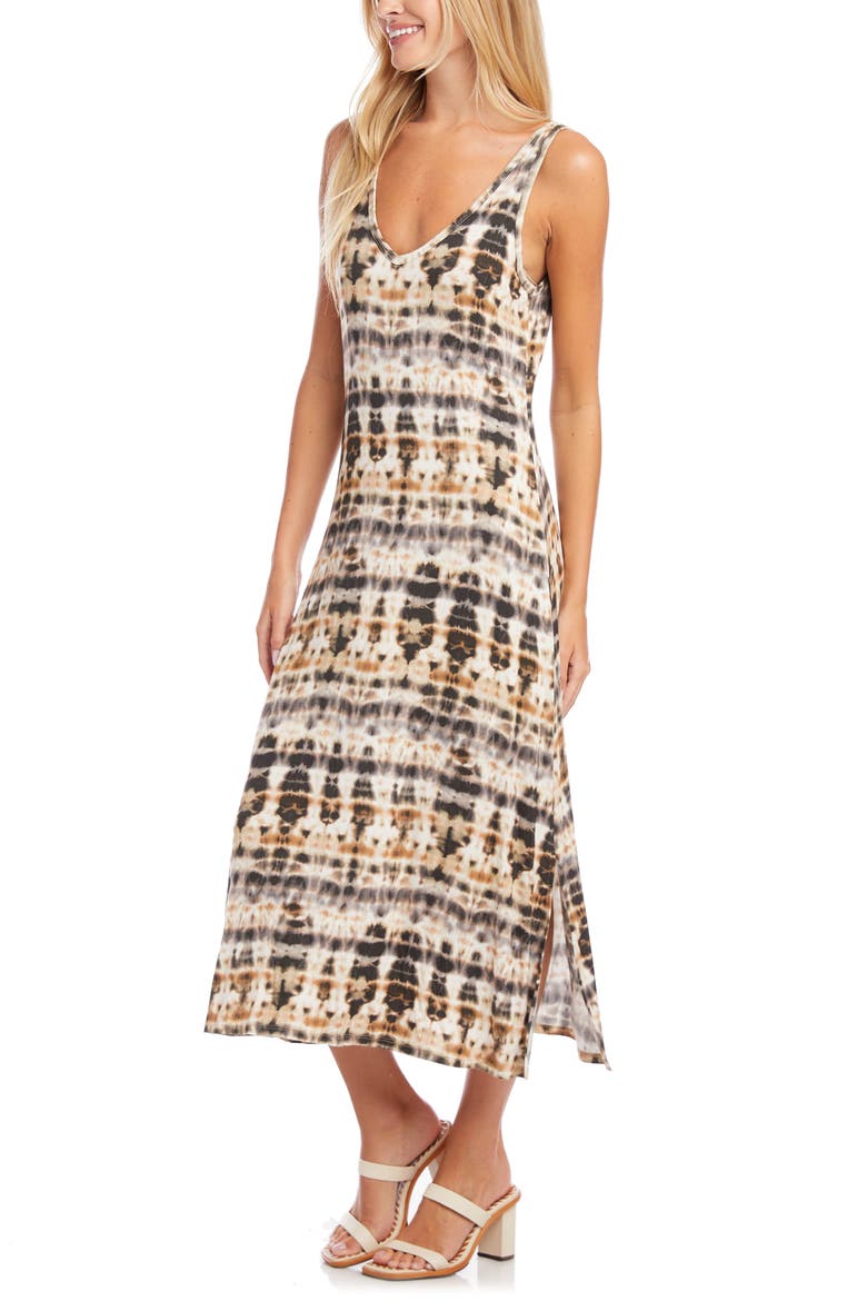 Brigitte Sleeveless Midi Dress, Alternate, color, PRINT