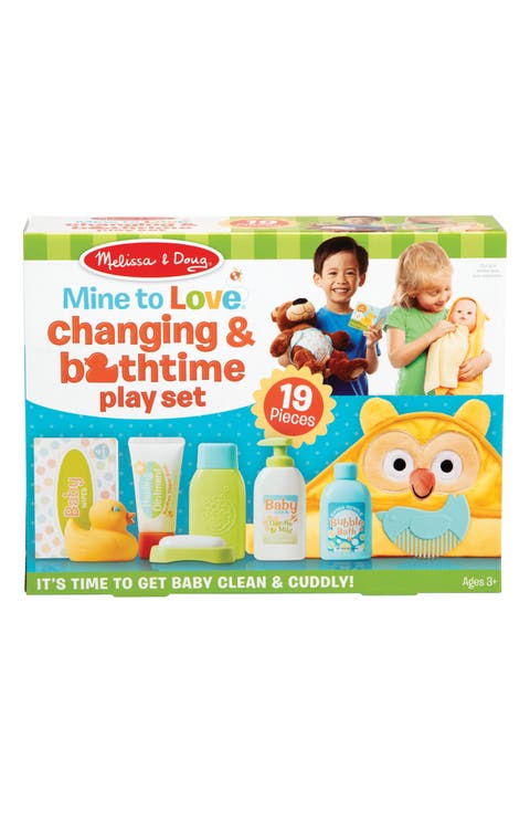 Mine to Love Changing & Bathtime Playset
