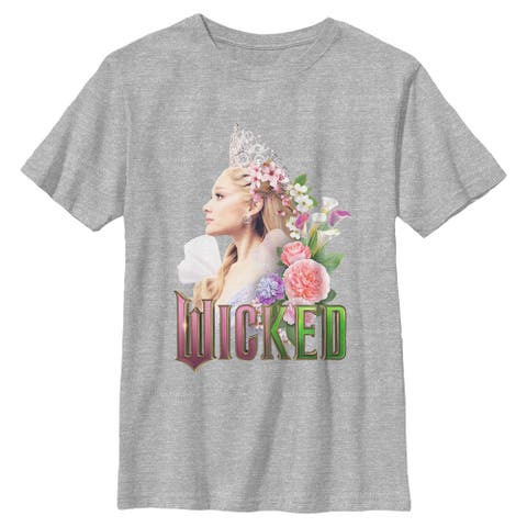 Boys Wicked For Good Glinda Side Profile Pose T Shirt